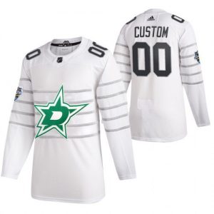 Män NHL Dallas Stars Tröjor Skräddarsydda Vit 2020 NHL All Star
