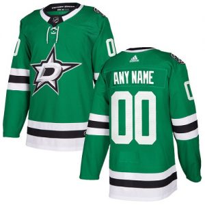 Barn NHL Dallas Stars Tröjor Skräddarsydda  Hemma Grön Authentic