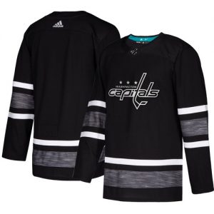 Blank Svart 2019 All Star Game Parley Authentic Stitched Ishockey Tröjor